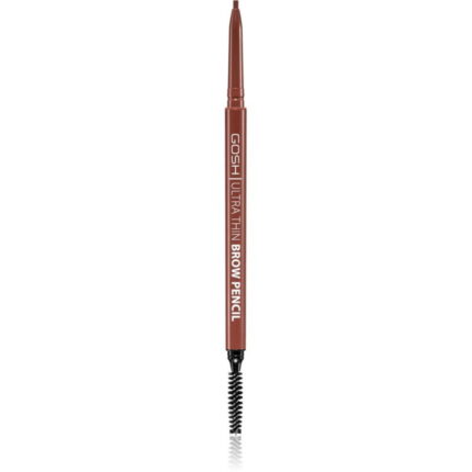 Gosh, Ultra Thin, Parfumvrij, Mat, Vloeibare wenkbrauwliner, 001, Bruin, 0.09 g
