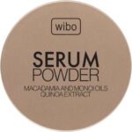 Wibo, Serum Powder Macadamia, Quinoa, Absorbeert olie, Losse fixeerpoeder, Transparant, 10 g