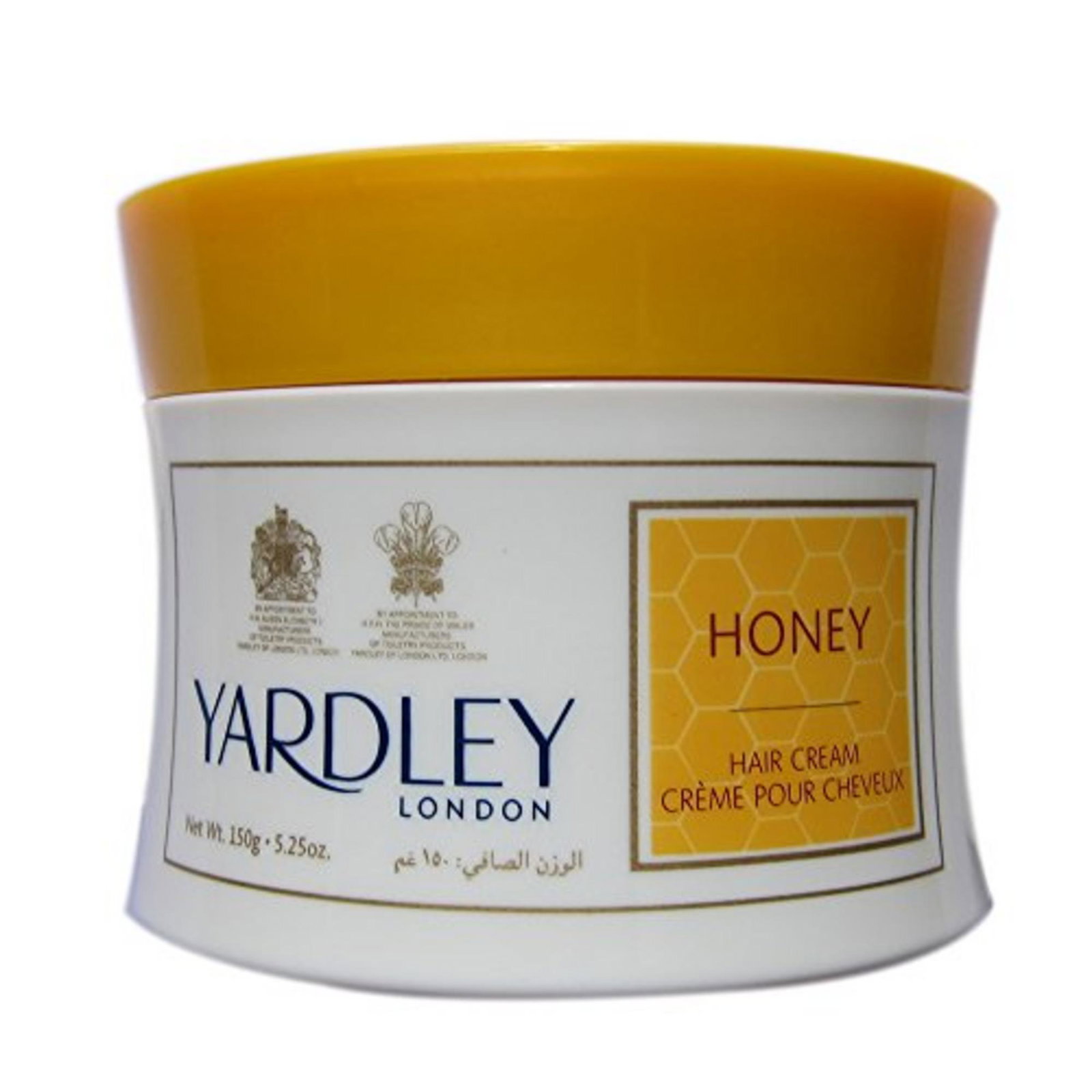 6297000226989-0-68e419e81a53a Yardley, Honey, Haarstylingcrème, 150 g - Afbeelding 1