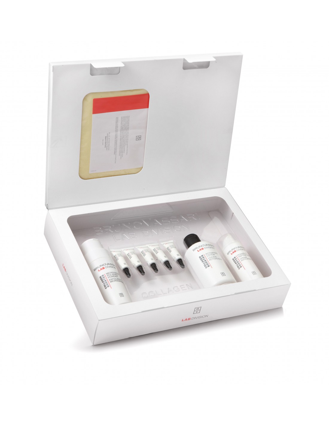 640f48ab94cc51678723243 Lab Division Set Bruno Vassari: Essentials, Peptides, Hydrating, Serum, For Face, 2.5 ml + Essentials, Peptides, Hydrating, Serum, For Face, 2.5 ml + Essentials, Peptides, Hydrating, Serum, For Face, 2.5 ml + Essentials, Peptides, Hydrating, Serum, For Face, 2.5 ml + Essentials, Peptides, Hydrating, Serum, For Face, 2.5 ml + Lab Division, Eliminates Impurities, Exfoliating Powder, 50 g + Lab Division, Peptides, Illuminating, Cream, For Face, 50 ml + Lab Division, Vitamin C, Antioxidant, Cream Mask, For Face, 200 ml - Afbeelding 1