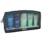 Set Biotherm: Homme, Shaving Foam, 50 ml + Aquapower, Eliminates Impurities, Cleansing Gel, For Face, 40 ml + Aquafitness, Shower Gel, 40 ml + Aquapower, Cooling, Fresh, Deodorant Roll-On, For Men, 75 ml + Aquapower, Moisturising, Mornings, Gel, For Face, 20 ml