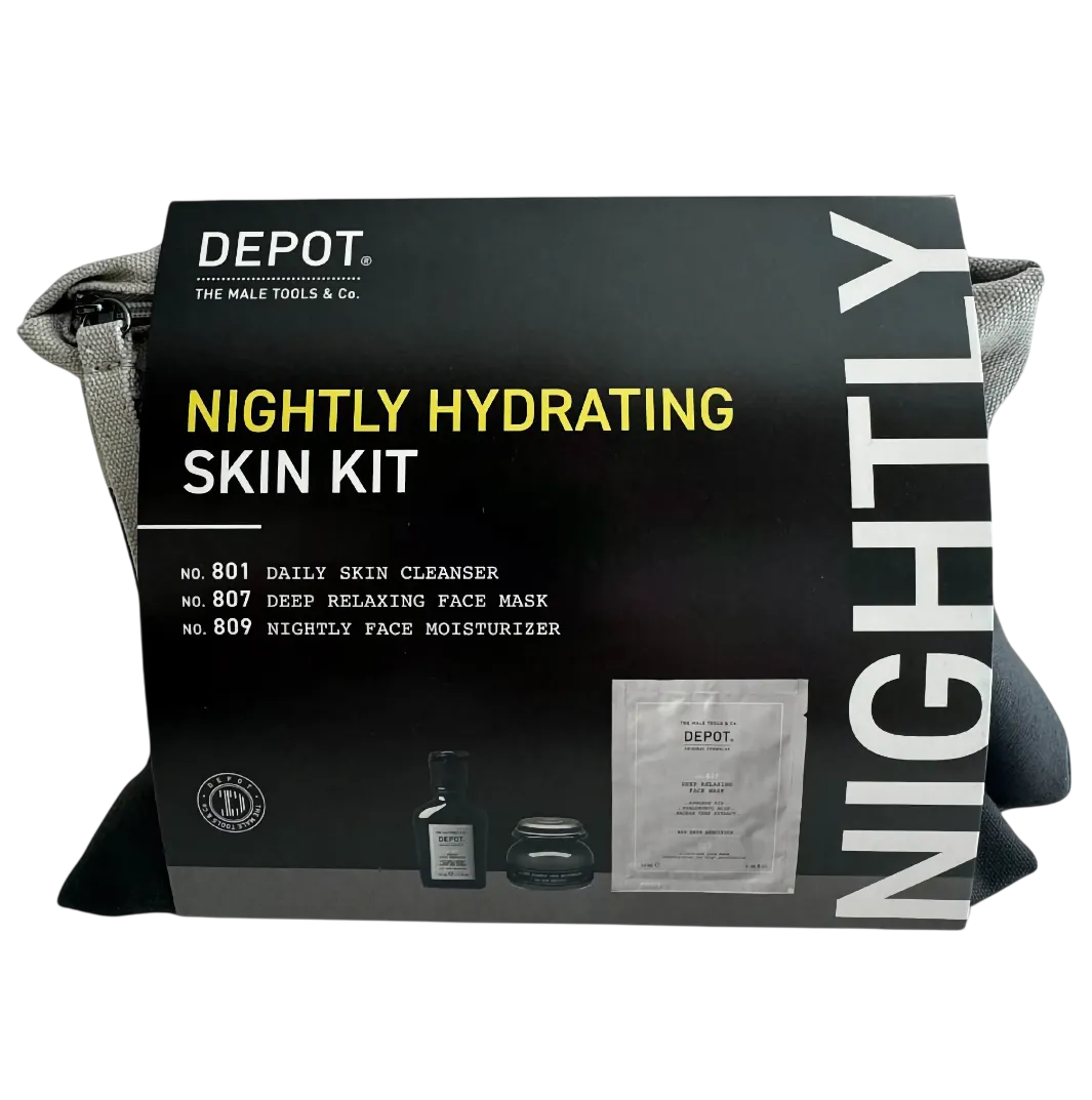 69eb5ea3c9f361777032867 Set Depot: 800 Skin Specifics No. 809, Moisturizing, Night, Cream, For Face, 65 ml + 800 Skin Specifics No. 801, Activated Charcoal, Detoxifying, Cleansing Gel, For Face, 50 ml + 800 Skin Specifics No. 807, Hyaluronic Acid, Nutri-Soothing, Sheet Mask, For Face, 13 ml - Afbeelding 1