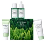 Madagascar Centella Set Skin1004: Tea-Trica, Soothing & Moisturizing, Daily, Cream, For Face, 30 ml + Tea-Trica, Cleansing & Soothing, Cleansing Foam, 20 ml + Tea-Trica, Balancing, Tonic Lotion, For Face, 30 ml + Tea-Trica, Smoothing, Day & Night, Ampoules Treatment Serum, For Face, For Women, 30 ml