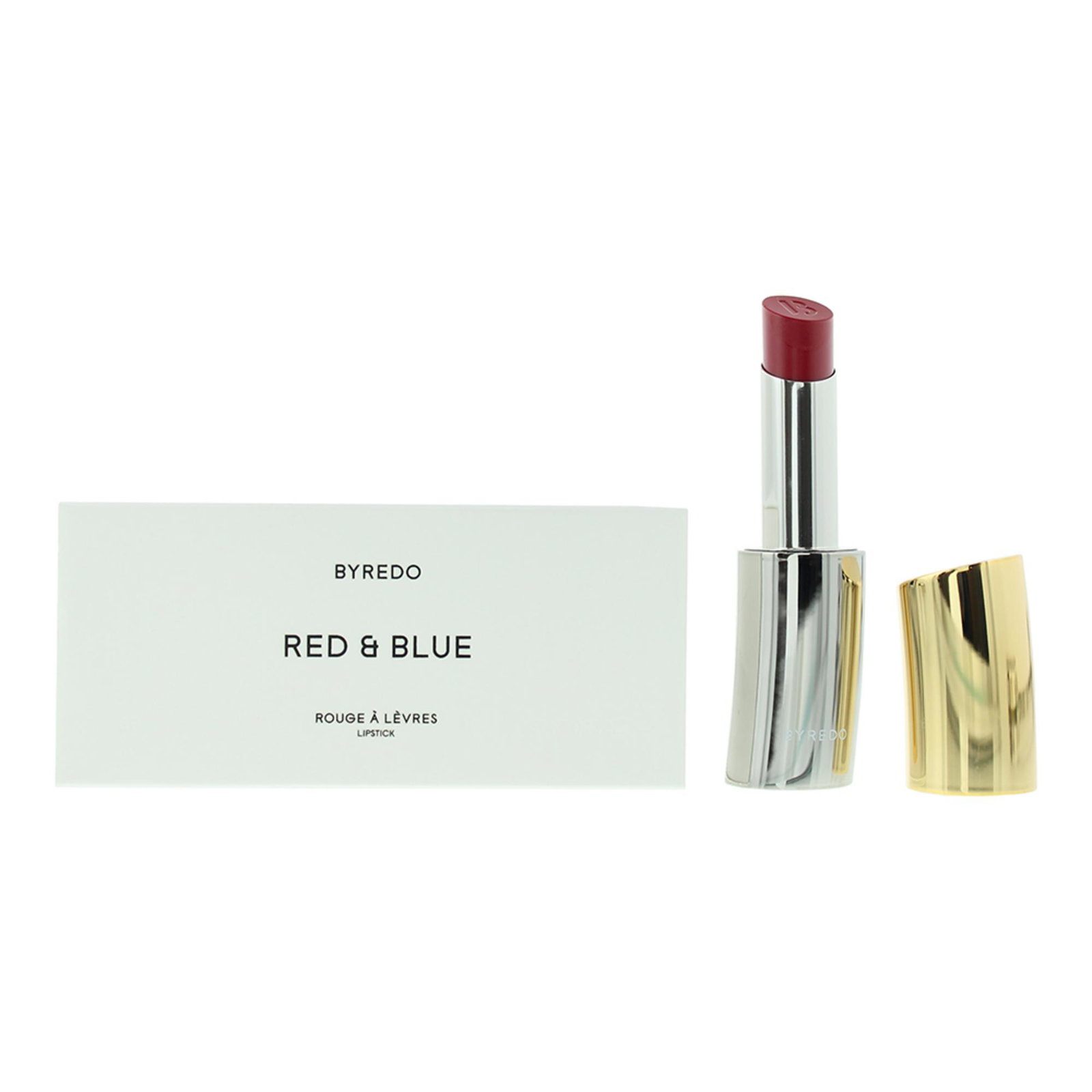 10048194-00101 Byredo, Byredo Lipstick, Crèmelippenstift, 274, Rood en blauw, 3 g - Afbeelding 1