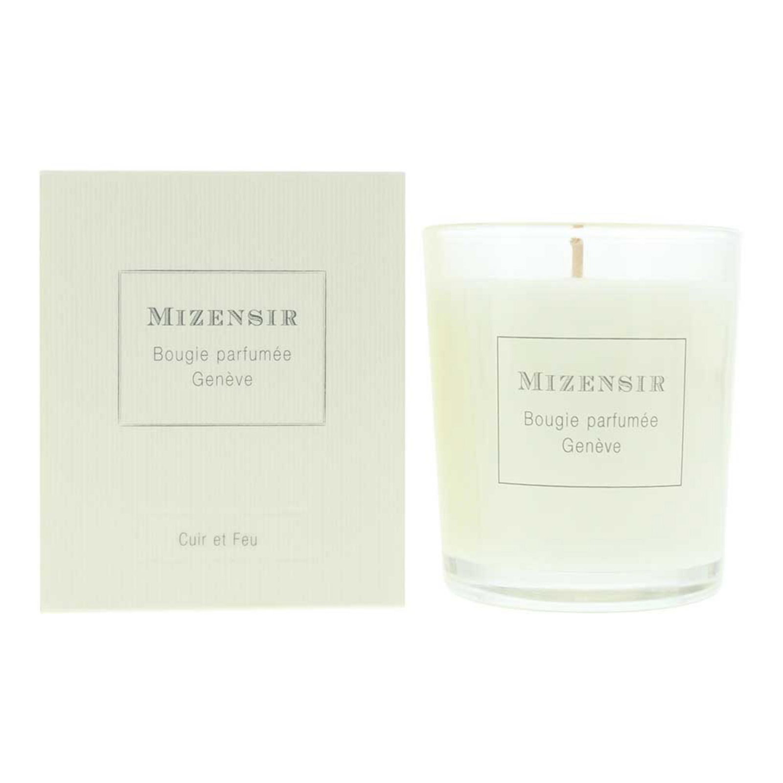 10052187-00101 Mizensir, Cuir Et Feu, Houterig, Geurkaars, 90 g - Afbeelding 1