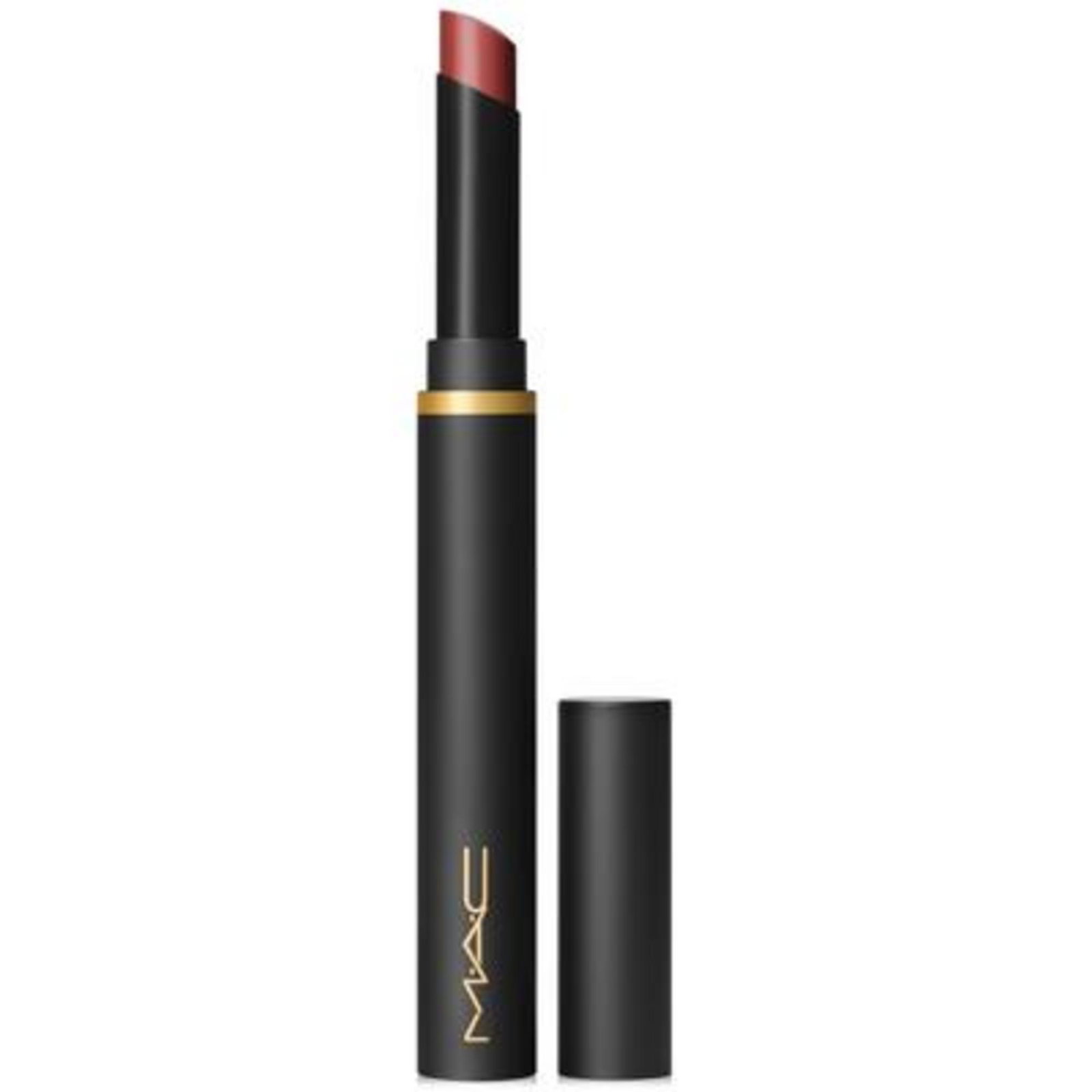 773602672554-0-6934636f86938 MAC, Powder Kiss Velvet Blur, Mat, Crèmelippenstift, 879, Love Clove, 2 g - Afbeelding 1