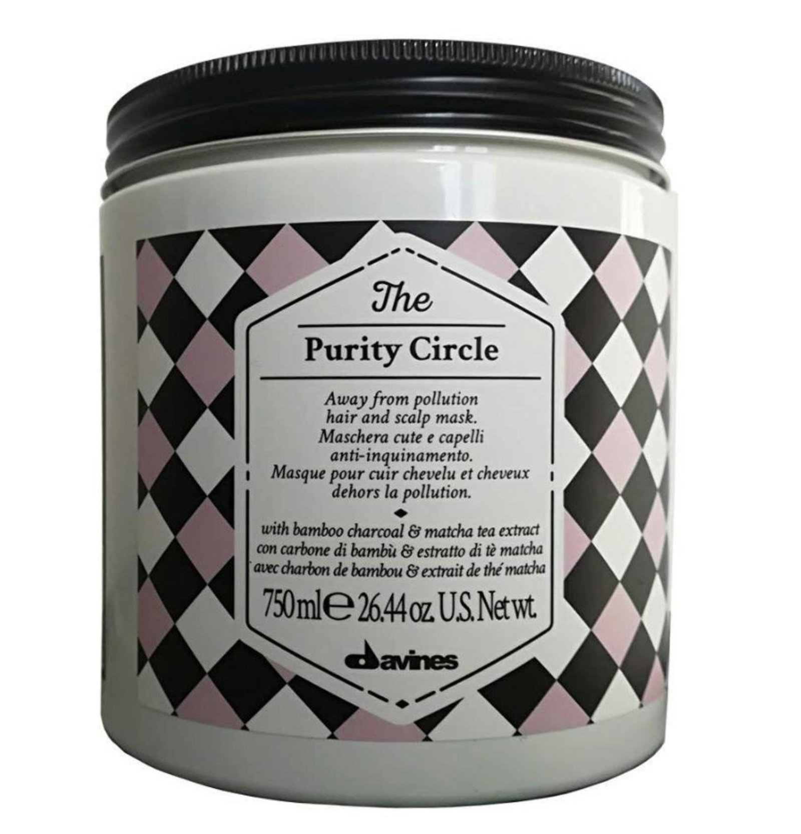 8004608258186-0-6937b7615828c Davines, The Purity Circle, Hoofdhuidbehandelingscrèmemasker, Detoxification, 750 ml - Afbeelding 1