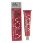 Intercosmo, Voila 3C Intense, Permanente haarkleuring, 6.34 Dark Golden Copper Blonde, 60 ml - Afbeelding 2