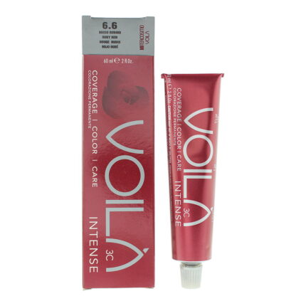 Intercosmo, Voila 3C Intense, Zonder ammoniak, Permanente haarkleuring, 6.6 Ruby Red, 60 ml