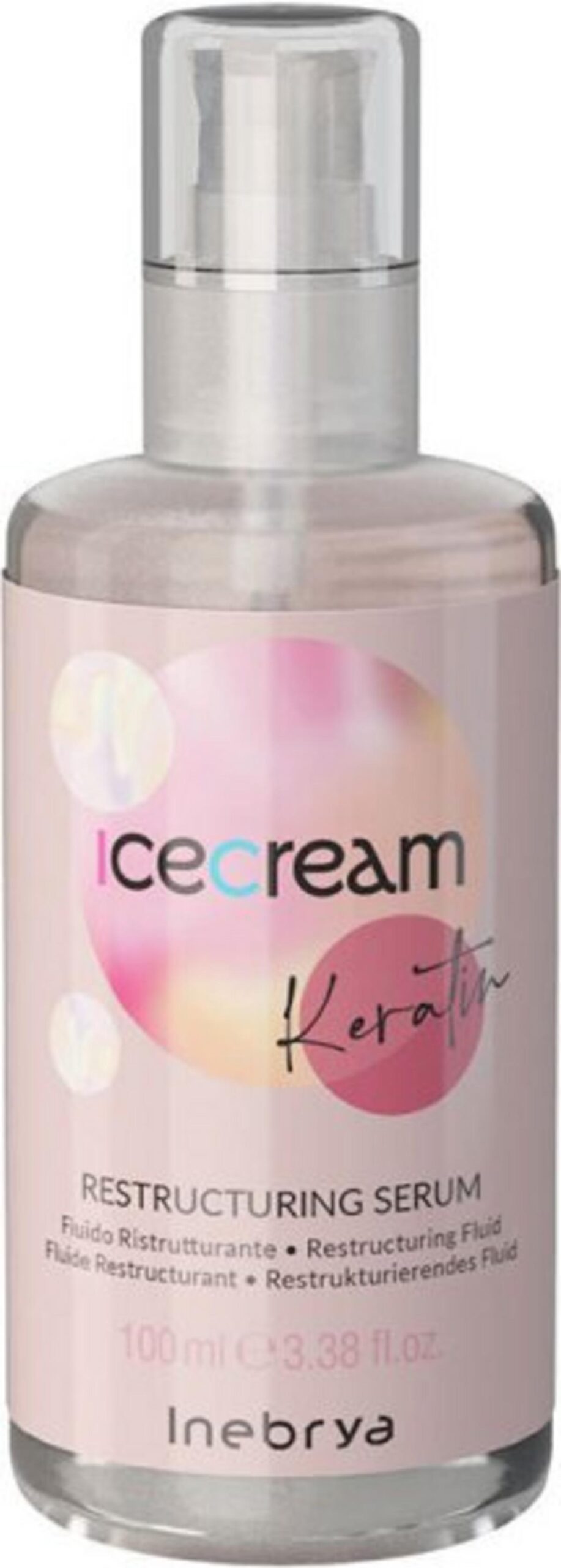 8008277263175-0-6a3aafda82a61 Inebrya, Ice Cream Keratin, Haarserum, Herstructurering, 100 ml - Afbeelding 1