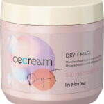 Inebrya, Ice Cream Dry-T, Haarbehandelingscrèmemasker, Hydraterend, 500 ml