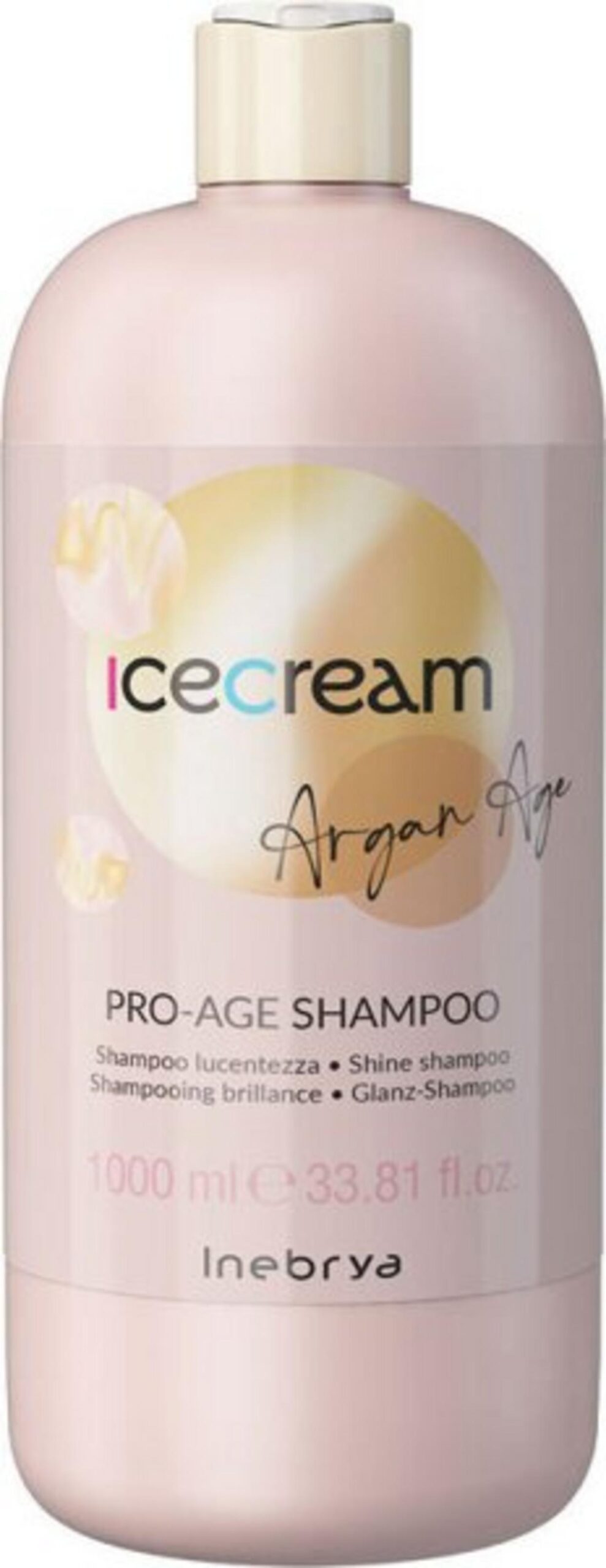 8008277263304-0-6a3aa7a74301c Inebrya, Ice Cream Pro-Age, Haarshampoo, Schijnen, 1000 ml - Afbeelding 1