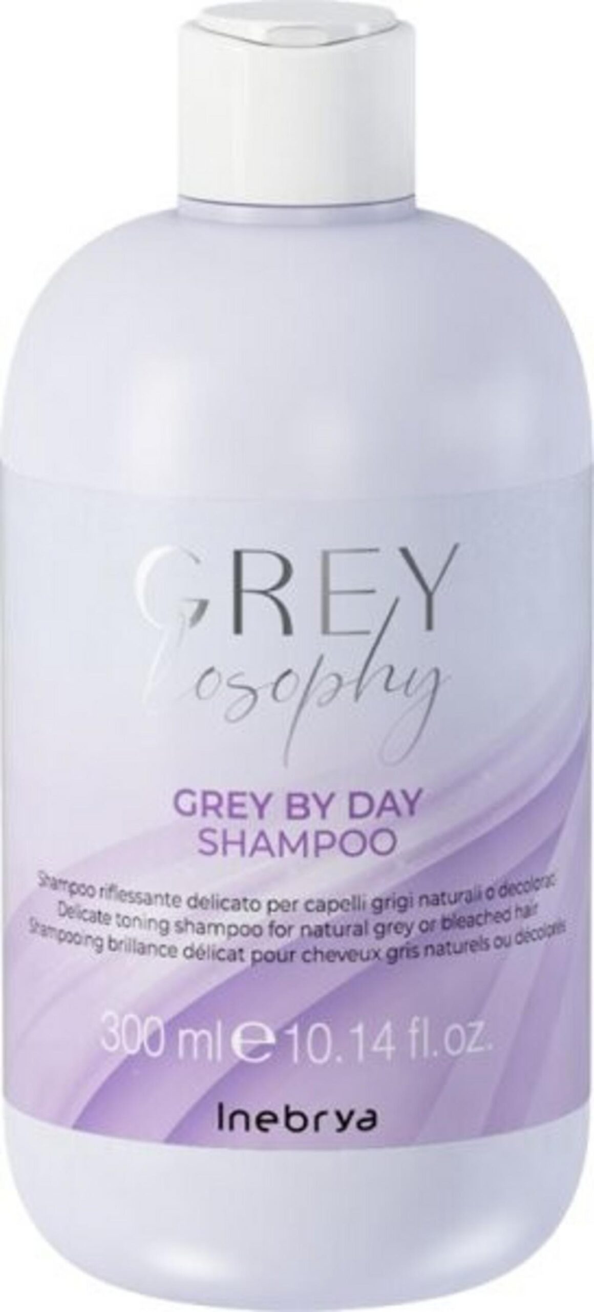 8008277264776-0-6a3a835516ac7 Inebrya, Grey By Day, Haarshampoo, Voor neutralisatie van gele tinten, 300 ml - Afbeelding 1