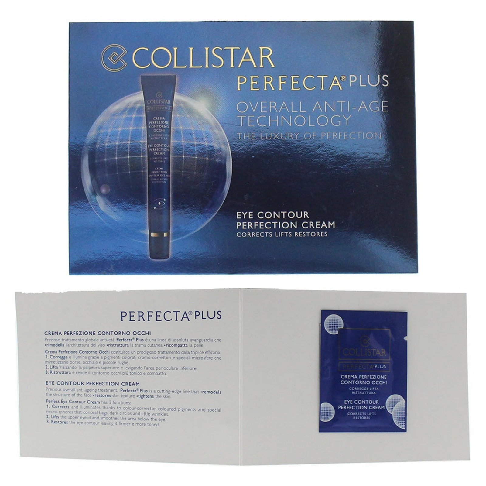 8015150787161-0-68e913bcebd13 Collistar, Perfection, Anti-veroudering, Oogcrème, 2 ml *Voorbeeld - Afbeelding 1