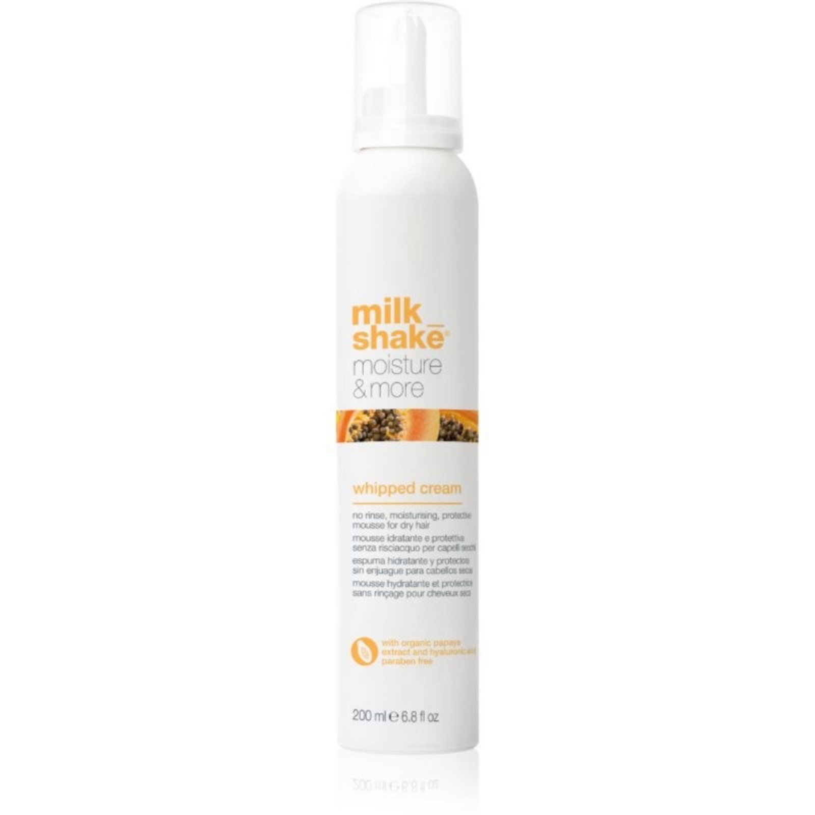 8032274192152-0-68f1142bee887 Milk Shake, Moisture & More, Haarstylingsschuim, Hydraterend, 200 ml - Afbeelding 1