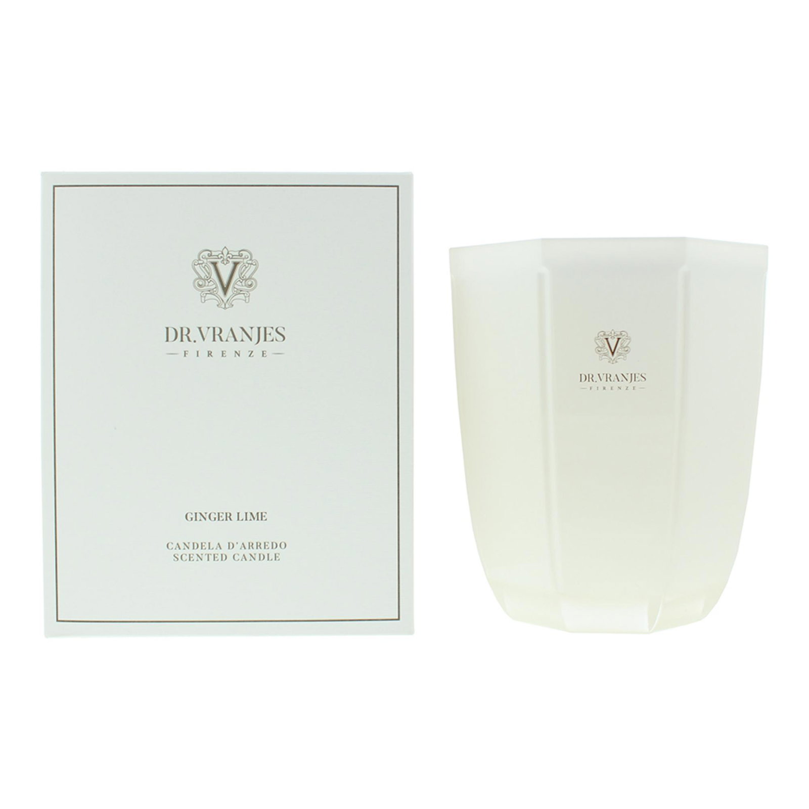 10047301-00101 Dr. Vranjes Firenze, Ginger Lime, Geurkaars, 1000 g - Afbeelding 1