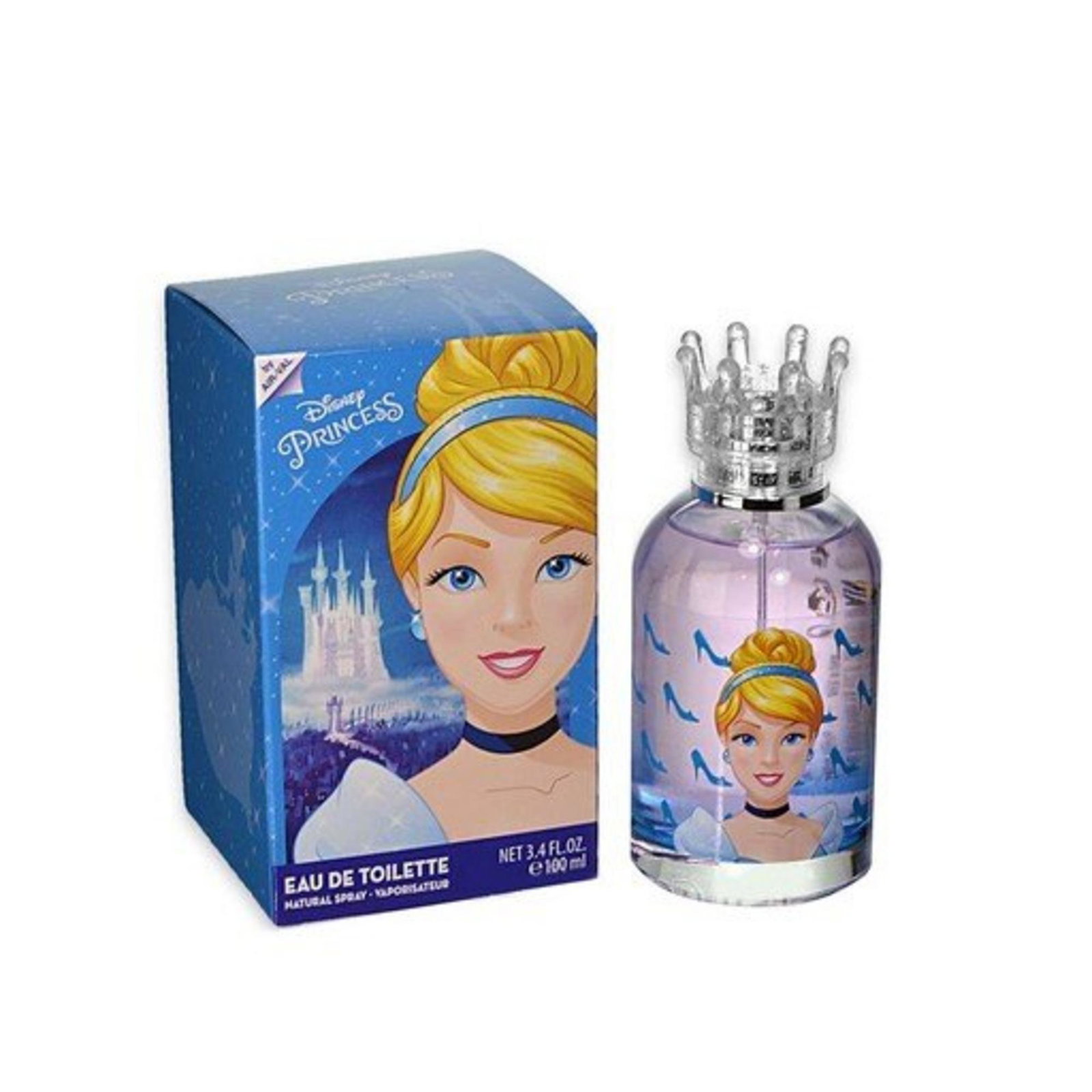 8411114082608-0-69d7b59226002 Disney, Cinderella, Eau de Toilette, Kinderen, 100 ml - Afbeelding 1