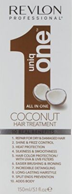 Revlon, Uniq One, Kokosnoot, Haarlak behandeling, Repareren, 150 ml - Afbeelding 2