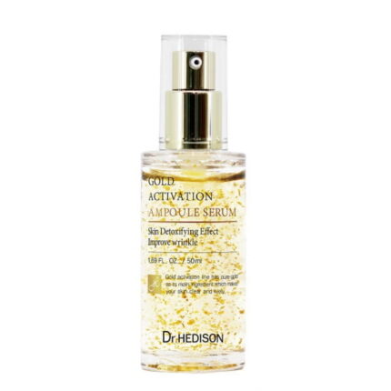 Dr. Hedison, Gold Activation, 24K goud, Ontgiftend, Serum, Voor gezicht, 50 ml