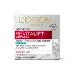 L'Oreal Paris, Revitalift Crystal, Hydraterend, Gelcrème, Voor gezicht & hals, 50 ml