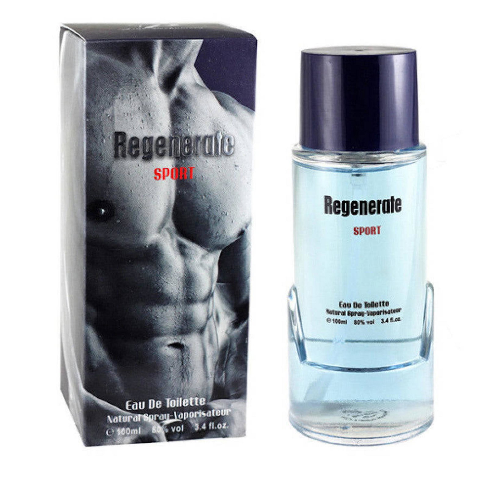 97425055170281563-0-68e9e7d92430b Fine Perfumery, Regenerate Sport, Eau de Toilette, Voor mannen, 100 ml - Afbeelding 1