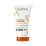 A-Derma, Exomega Control, Verzachtend middel, Room, Voor gezicht & lichaam, SPF 50+, 150 ml