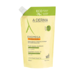 A-Derma, Exomega Control, Verzachtend middel, Doucheolie, Voor zeer droge tot atopische gevoelige huid, 500, ml Hervullen