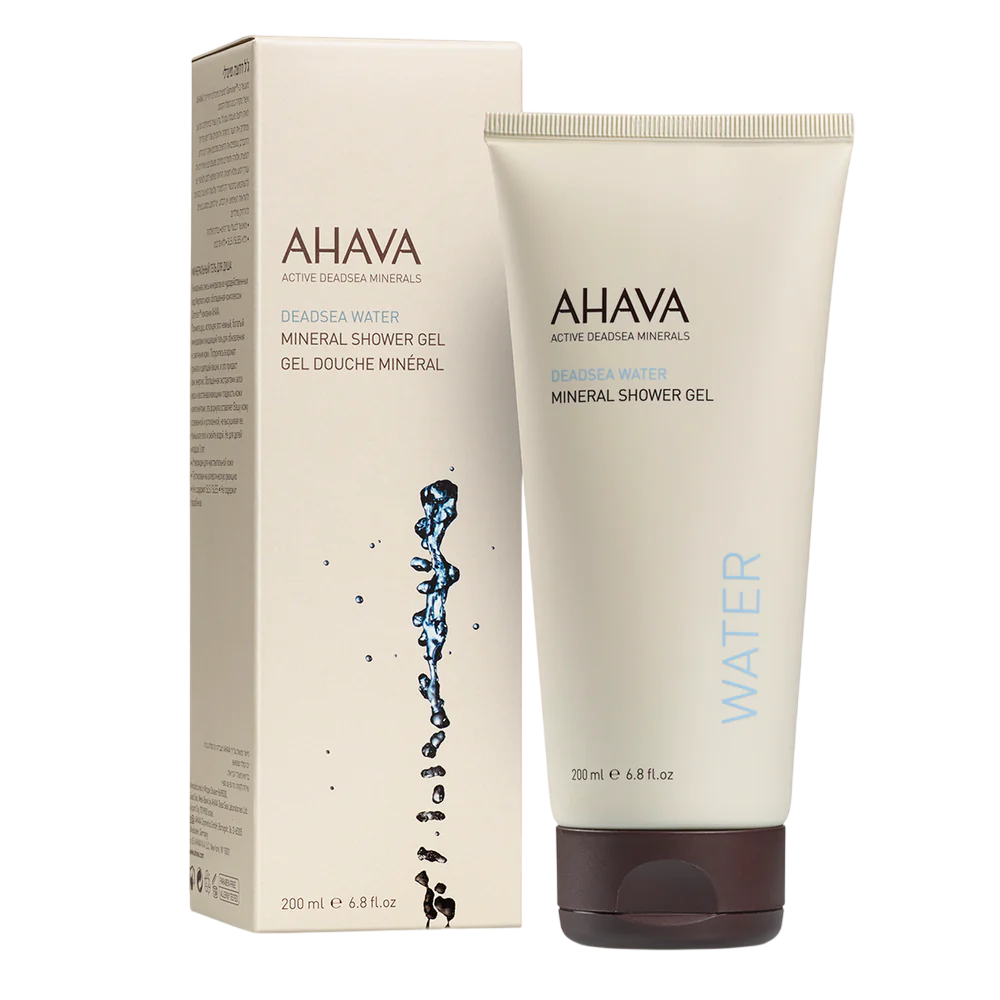 ahava-deadsea-water-mineral-cleansing-shower-gel-all-skin-types-200-ml-1765807630 Ahava, Deadsea Water Mineral, Reiniging, Douchegel, Alle huidtypes, 200 ml - Afbeelding 1