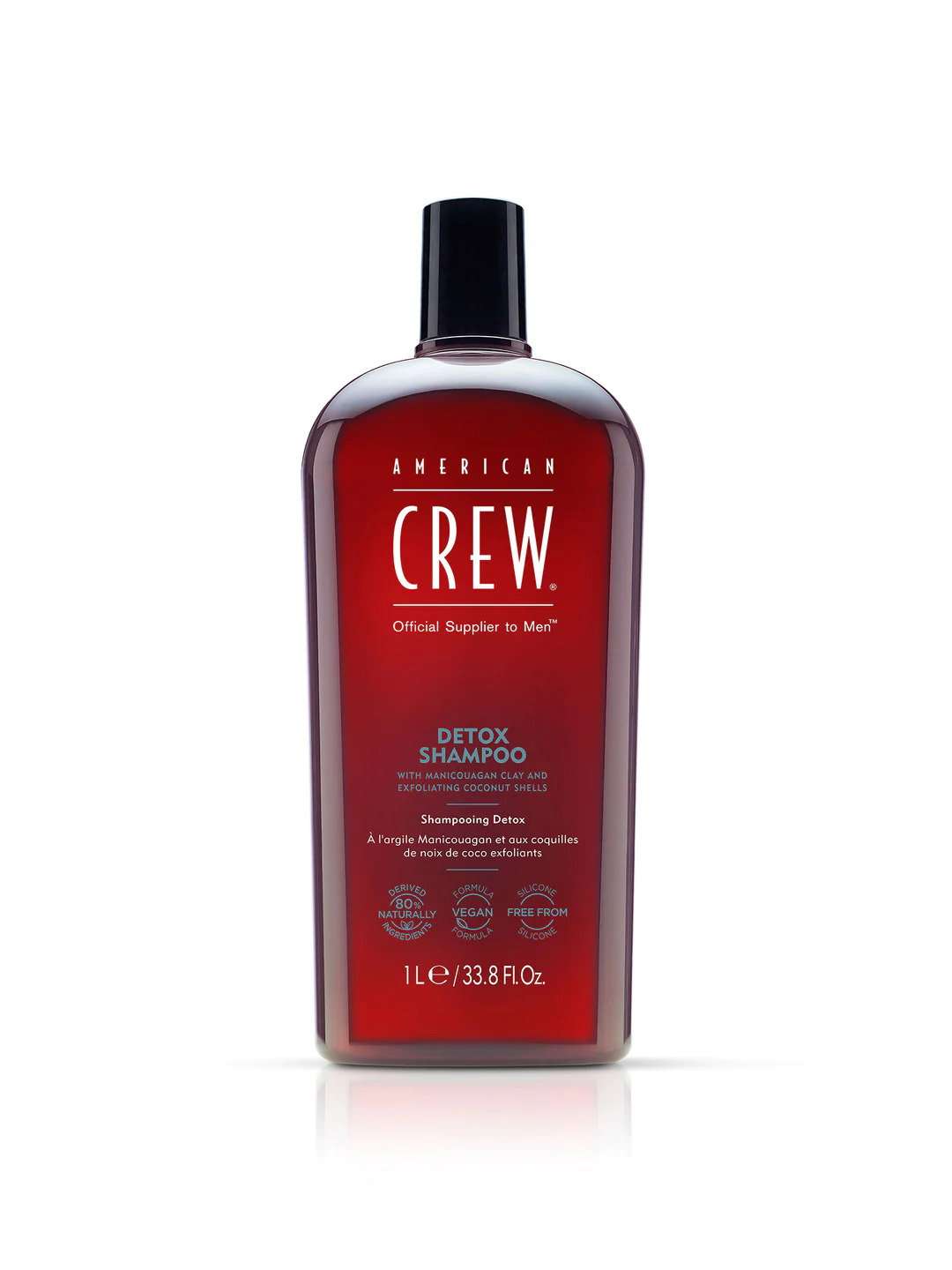 american-crew-detox-vegan-hair-shampoo-for-regulation-of-excessive-sebum-1000-ml-1709624419 American Crew, Detox, Veganist, Haarshampoo, Voor regulatie van overmatig talg, 1000 ml - Afbeelding 1