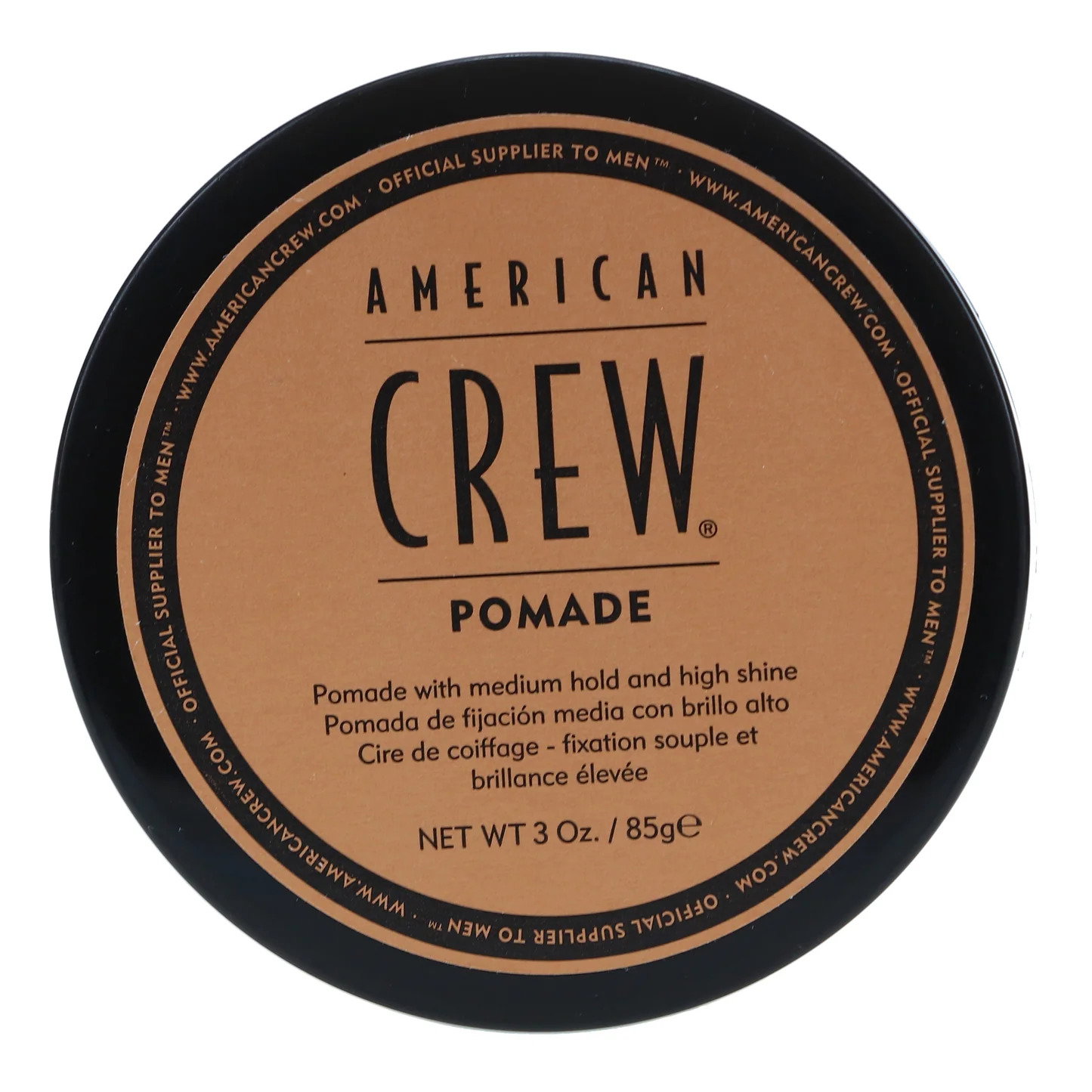 american-crew-pomade-hair-styling-pomade-medium-hold-85-g-1709733209 American Crew, Pomade, Haarstyling pomade, Medium hold, 85 g - Afbeelding 1