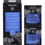 Set, Apivita, Sea Lavander, Antivervuiling, Crèmemasker, Voor gezicht, 2 st, 8 ml