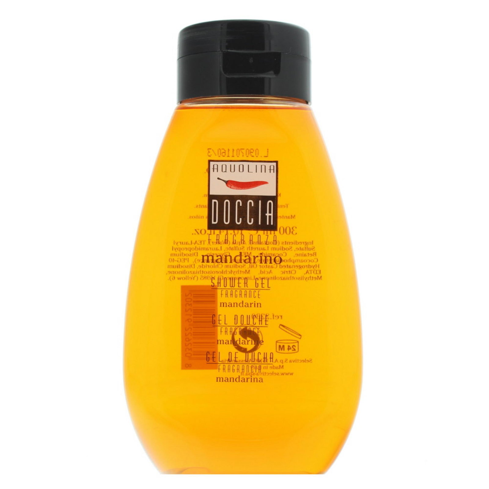 AQUMANF11912302 Aquolina, Mandarin, Mandarijn, Douchegel, 300 ml *Tester - Afbeelding 1