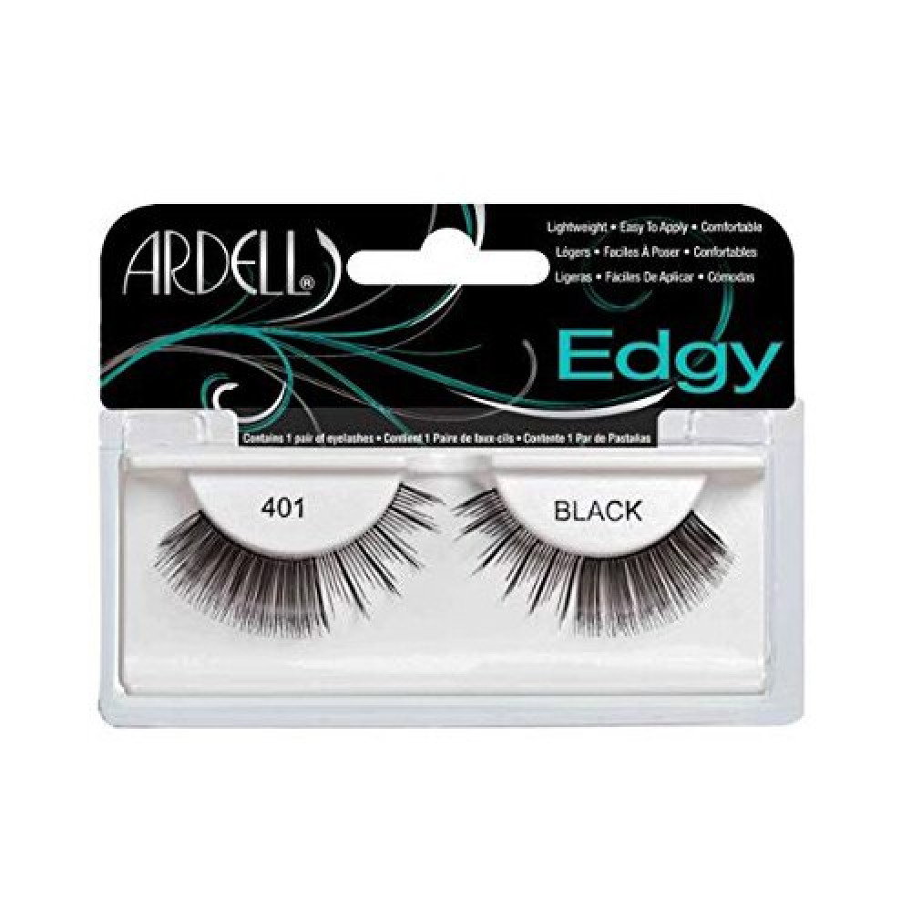 ardell-false-eyelashes-401-black-1673972920 Ardell, Edgy, Nepwimpers, 401, Zwart - Afbeelding 1