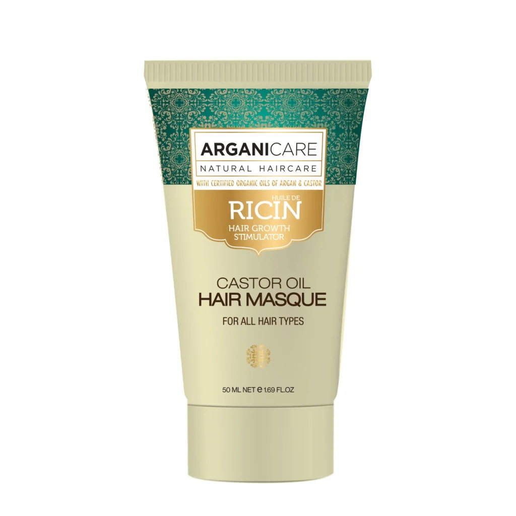 arganicare-castor-oil-vegan-sulfate-free-hair-treatment-cream-mask-growth-stimulation-strengthening-after-showering-50-ml-miniature-1786010339 Arganicare, Castor Oil, Haarbehandelingscrèmemasker, Voor groeistimulatie, 50 ml - Afbeelding 1
