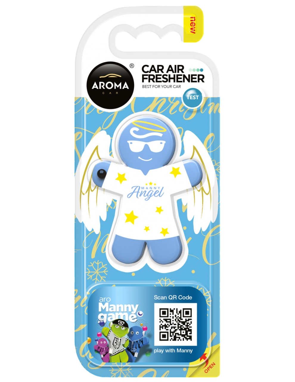 aroma-car-xmas-angel-car-air-freshener-1768827944 Aroma Car, Xmas Angel, Auto luchtverfrisser - Afbeelding 1