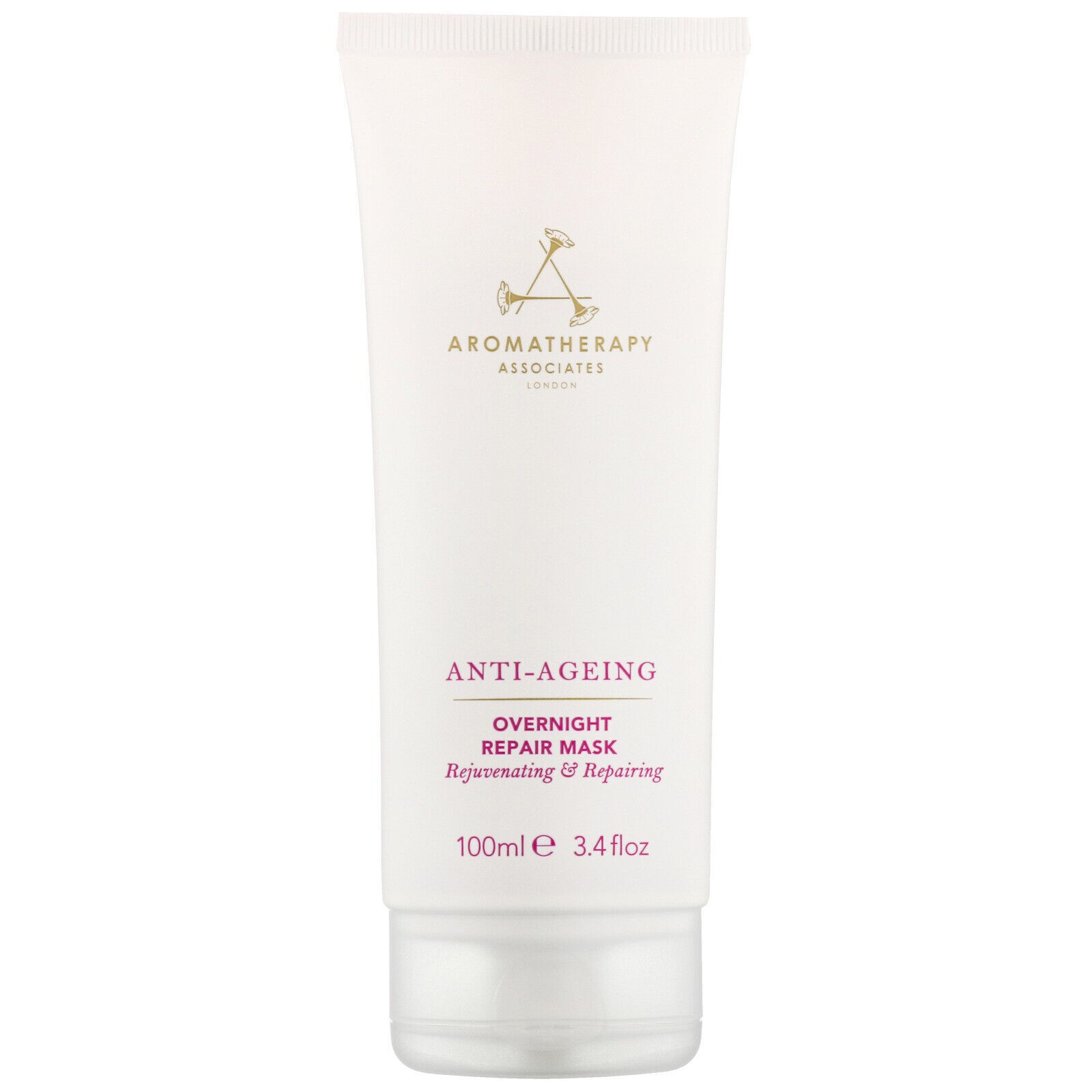 aromatherapy-associates-anti-ageing-strawberry-seeds-repairing-night-cream-mask-for-face-100-ml-1681888102 Aromatherapy Associates, Anti-Ageing, Aardbeienzaad, Repareren, Nacht, Crèmemasker, Voor gezicht, 100 ml - Afbeelding 1
