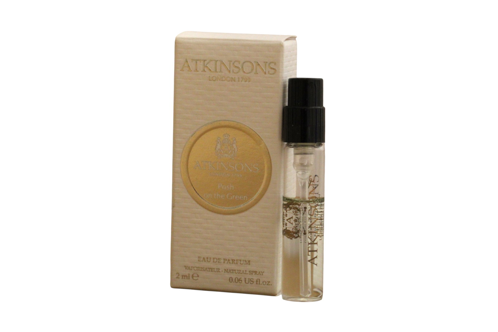 atkinsons-posh-on-the-green-eau-de-parfum-unisex-2-ml-vial-1782112650 Atkinsons, Posh On The Green, Parfumwater, Uniseks, 2 ml Flesje - Afbeelding 1