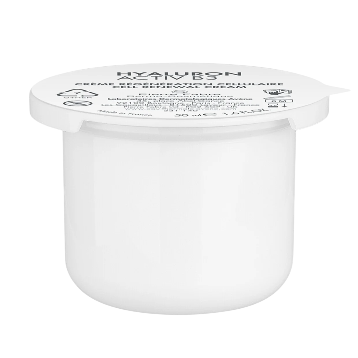 avene-hyaluron-activ-cellular-regeneration-day-cream-for-face-refill-50-ml-1769587742 Avene, Hyaluron Activ, Cellular Regeneration, Dag, Room, Voor gezicht, Hervullen, 50 ml - Afbeelding 1