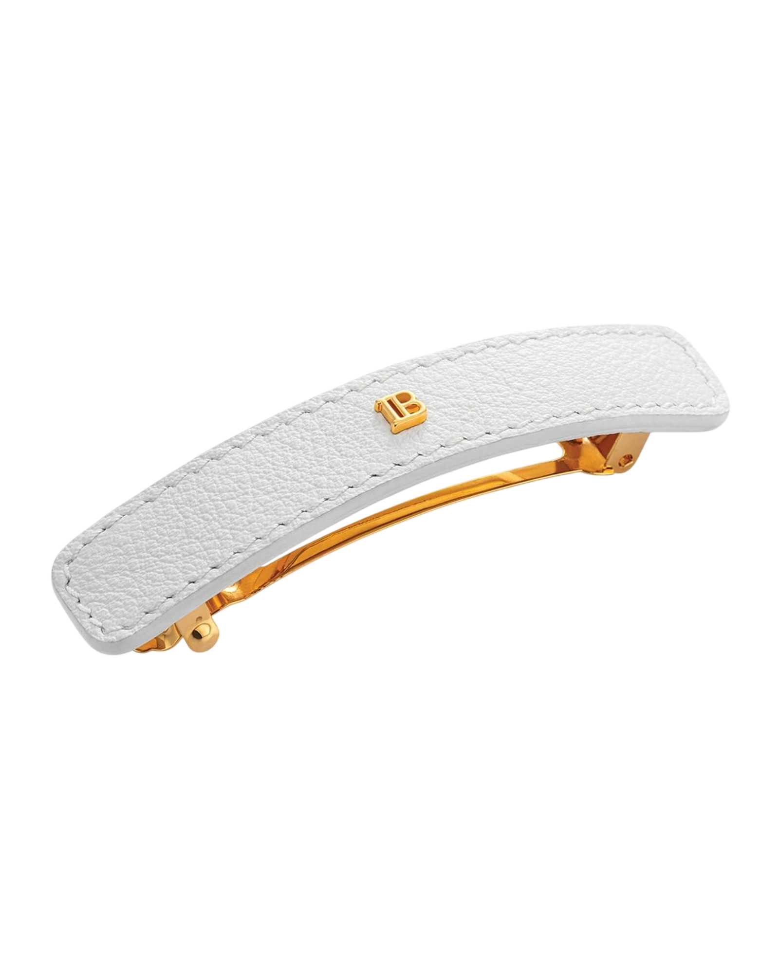 balmain-legacy-hair-clip-white-1777012100 Balmain, Legacy, Haarspeld, Wit - Afbeelding 1