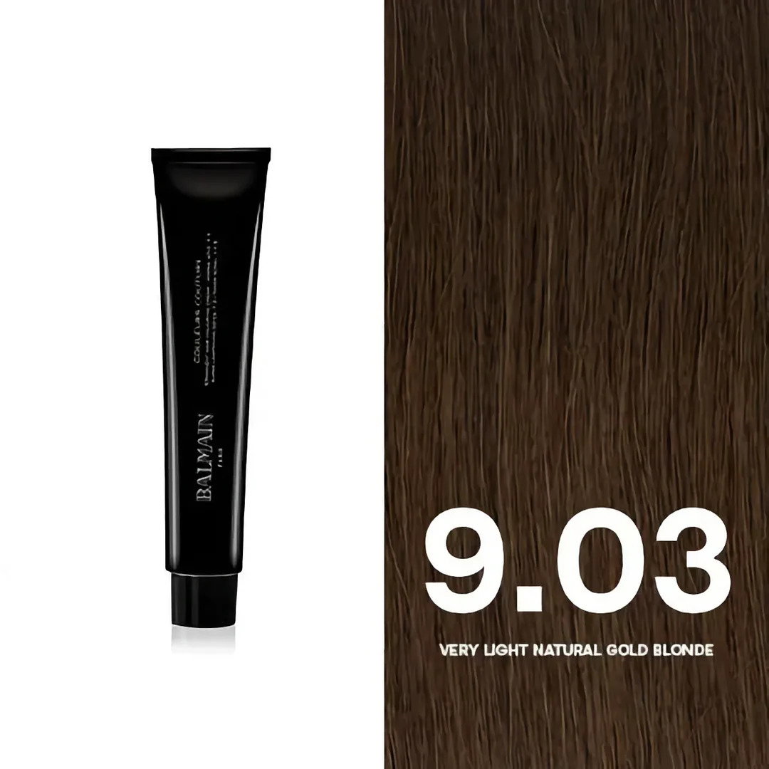 balmain-professionnel-couleurs-couture-permanent-hair-dye-9-03-very-light-natural-gold-blonde-60-ml-1758283017 Balmain Professionnel, Couleurs Couture, Permanente haarkleuring, 9.03 Very Light Natural Gold Blonde, 60 ml - Afbeelding 1