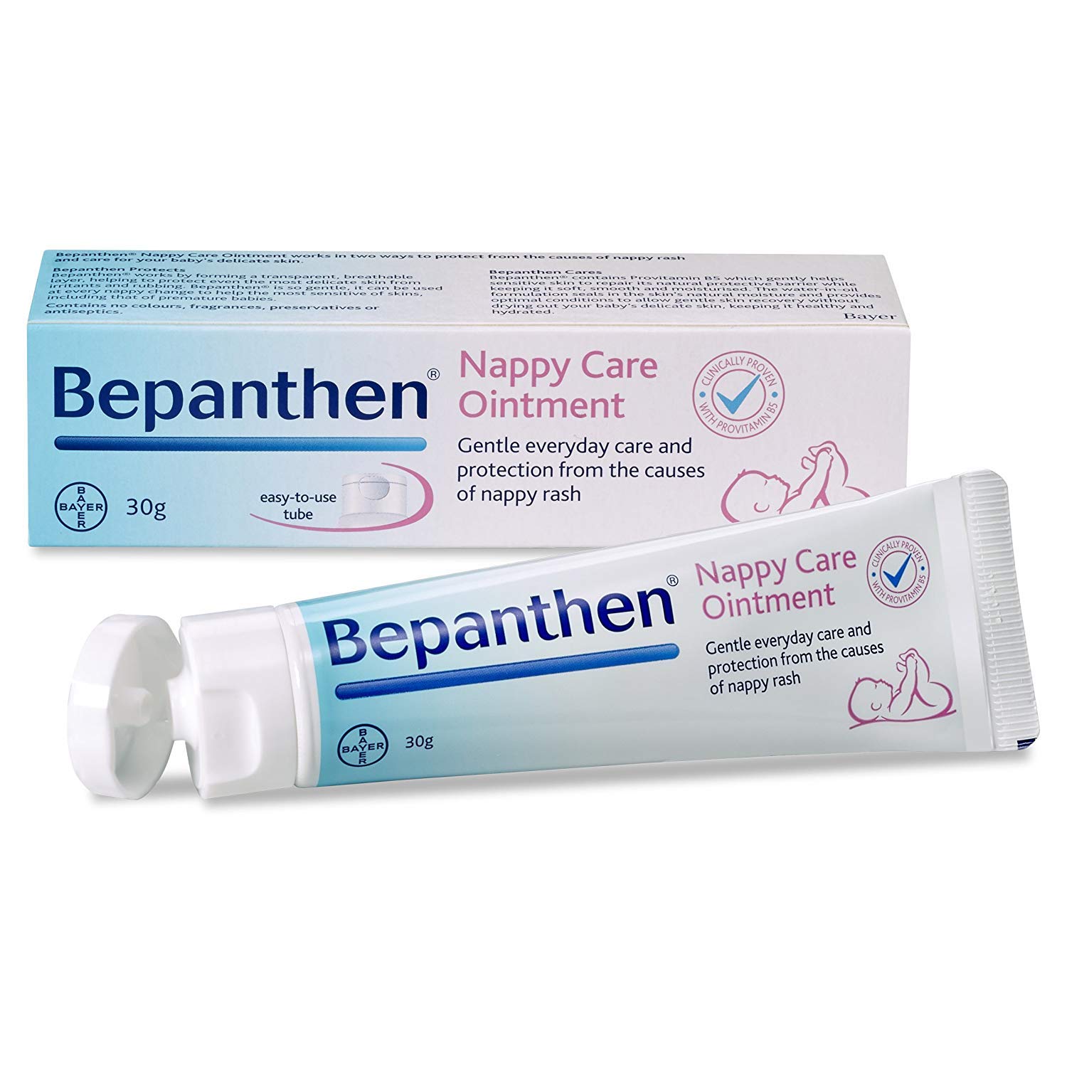 bayer-bepanthen-anti-irritation-cream-nappy-area-30-ml-1778570922 Bayer, Bepanthen, Anti-irritatie, Room, Luiergebied, 30 ml - Afbeelding 1