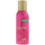 Benetton, Colors Pink, Bloemig en fruitig, Deodorantspray, Voor vrouwen, 150 ml