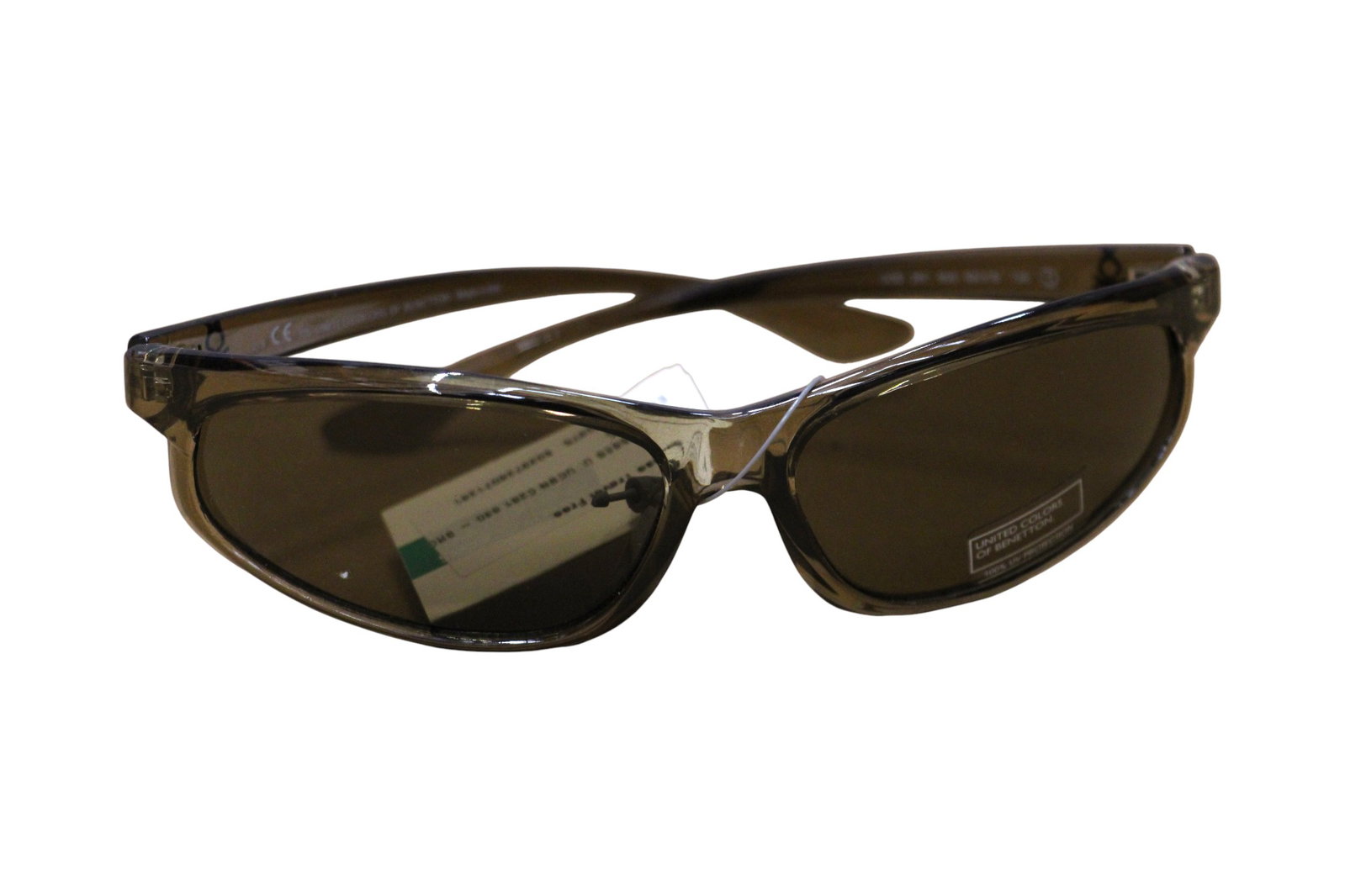 benetton-united-colors-of-benetton-sunglasses-brown-wraparound-unisex-1781516242 Benetton, United Colors of Benetton Eyewear & Accessories - Afbeelding 1