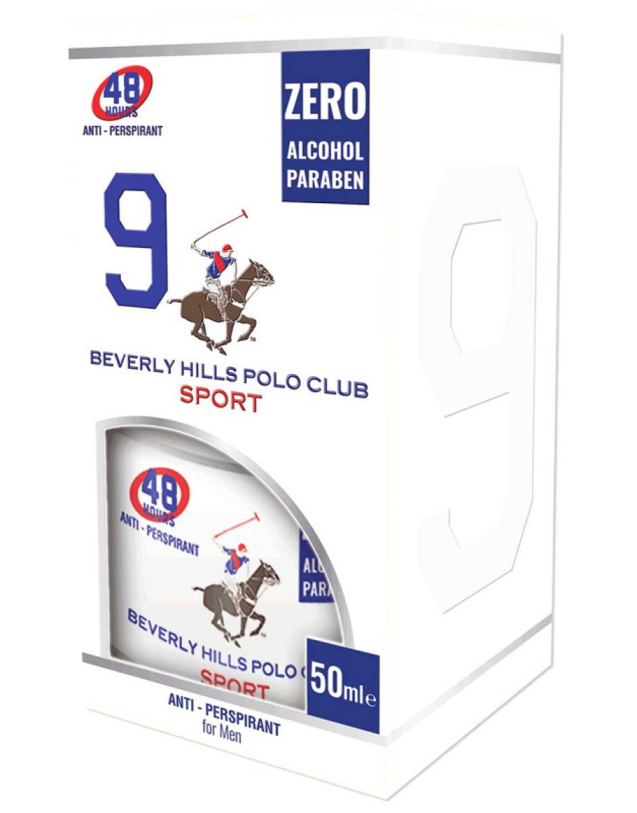 beverly-hills-polo-club-1982-sport-9-anti-perspirant-deodorant-spray-for-men-50-ml-1678723860 Beverly Hills Polo Club, 1982 - Sport 9, Antitranspirant, Deodorantspray, Voor mannen, 50 ml - Afbeelding 1