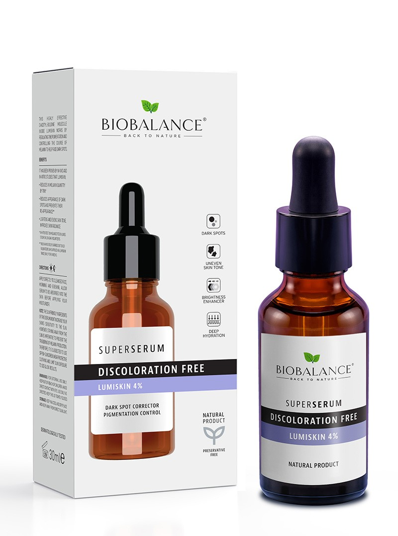 bio-balance-bio-balance-fragrance-free-brightening-illuminating-morning-evening-serum-face-30-ml-1786425471 Bio Balance, Discoloration Free, Brightening & Illuminating, Dag & Nacht, Serum, Voor gezicht, 30 ml - Afbeelding 1