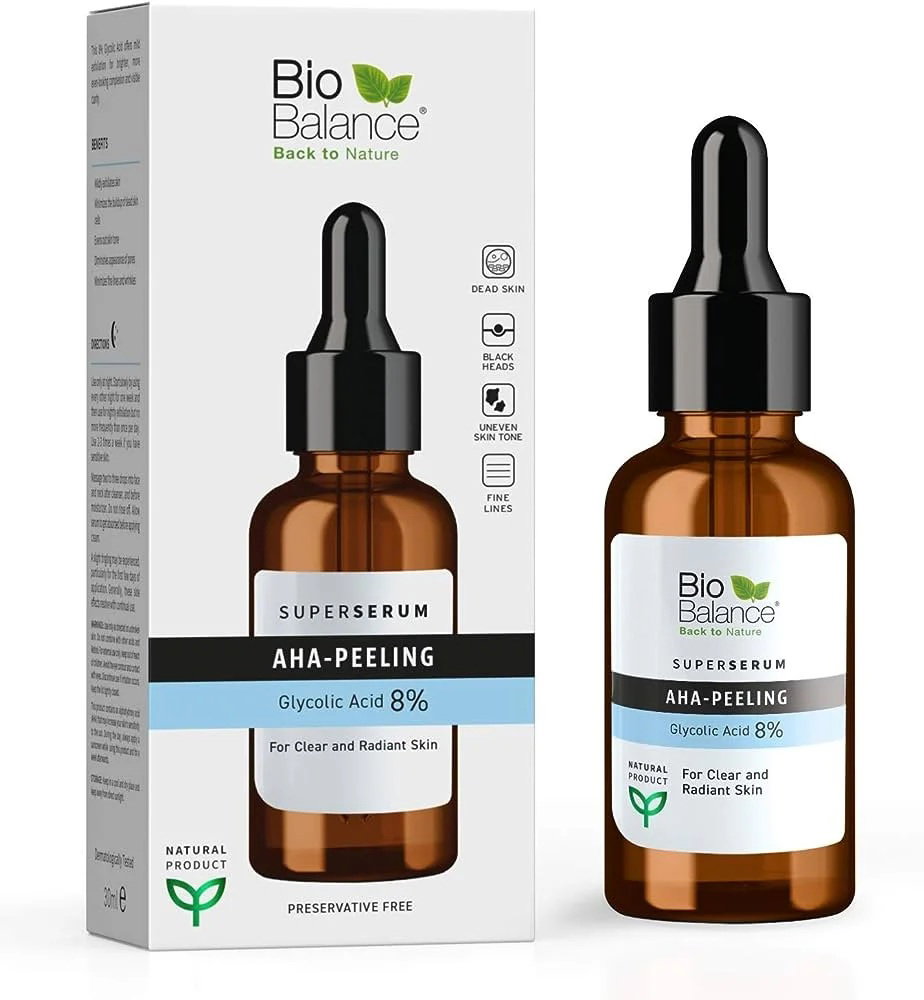 bio-balance-bio-balance-vegan-cruelty-free-exfoliating-brightening-night-serum-face-30-ml-1786426061 Bio Balance, AHA-Peeling, Exfoliating & Brightening, Nacht, Serum, Voor gezicht, 30 ml - Afbeelding 1