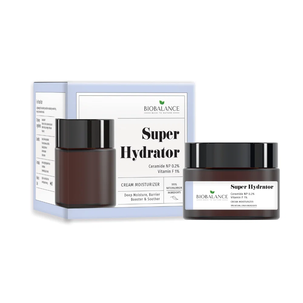bio-balance-bio-hydration-fragrance-free-alcohol-free-paraben-free-silicone-free-gluten-free-natural-ingredients-hydrating-moisturising-day-night-crea Bio Balance, Super Hydrator, Hydrating & Moisturising, Dag & Nacht, Room, Voor gezicht, 50 ml - Afbeelding 1