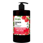 Bio Naturell, Bio Naturell, Strawberry & Melisa, Douchegel, Voor alle huidtypes, 946 ml