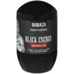 Biobaza, Black Energy, Alcoholvrij, Verfrissend, Woody & Fresh, Deodorant roll-on, Voor mannen, 50 ml