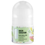 Biobaza, Green Sensation, Alcoholvrij, Verfrissend, Groen, Deodorant roll-on, Voor vrouwen, 20 ml